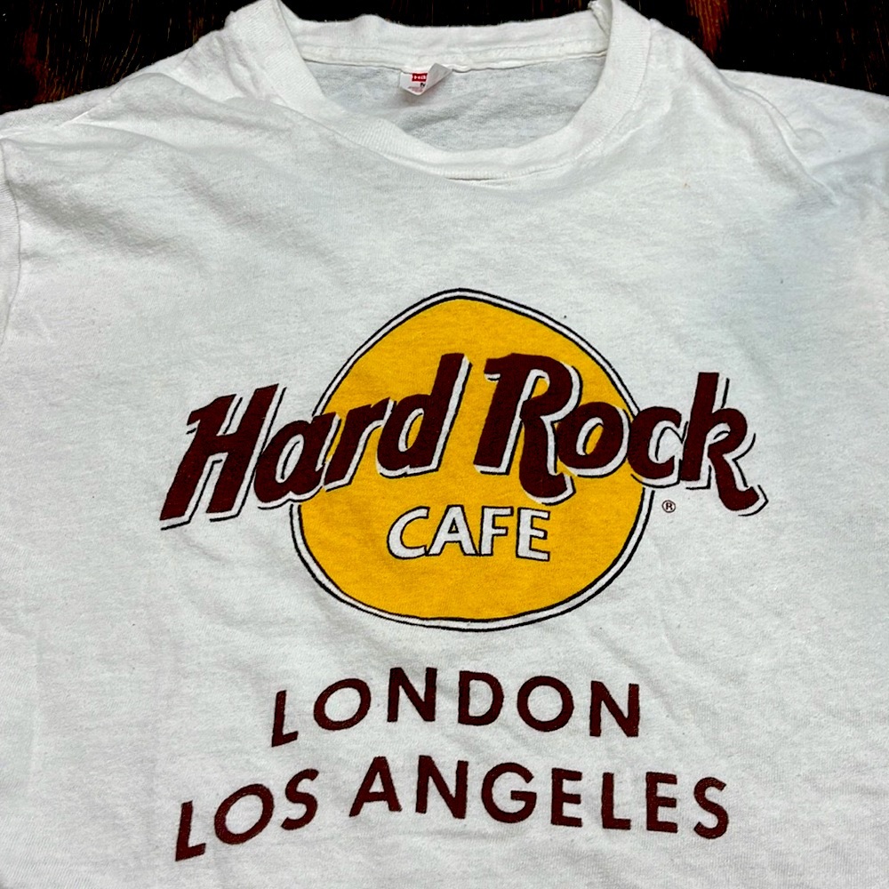 Hard Rock Cafe London/ Los Angeles men’s medium Hanes T vintage